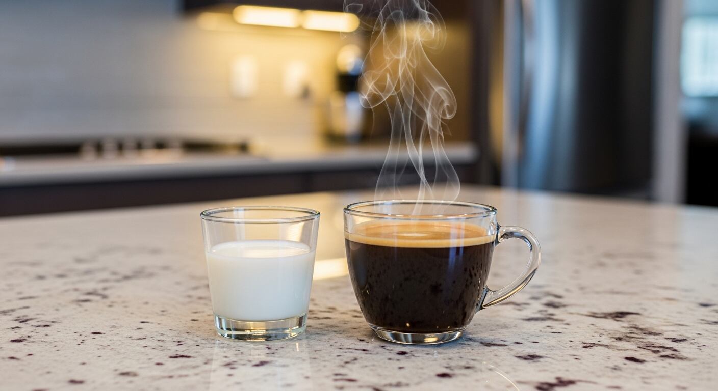 El café con leche puede formar parte de una dieta variada y equilibrada, sin riesgos comprobados, mientras continúan los estudios sobre su beneficio antiinflamatorio en personas (Imagen Ilustrativa Infobae)