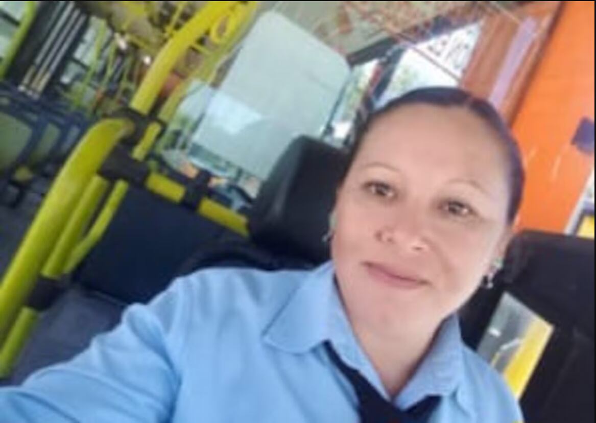 Erika Casas fue la primera mujer en ser conductora de colectivo en Córdoba 