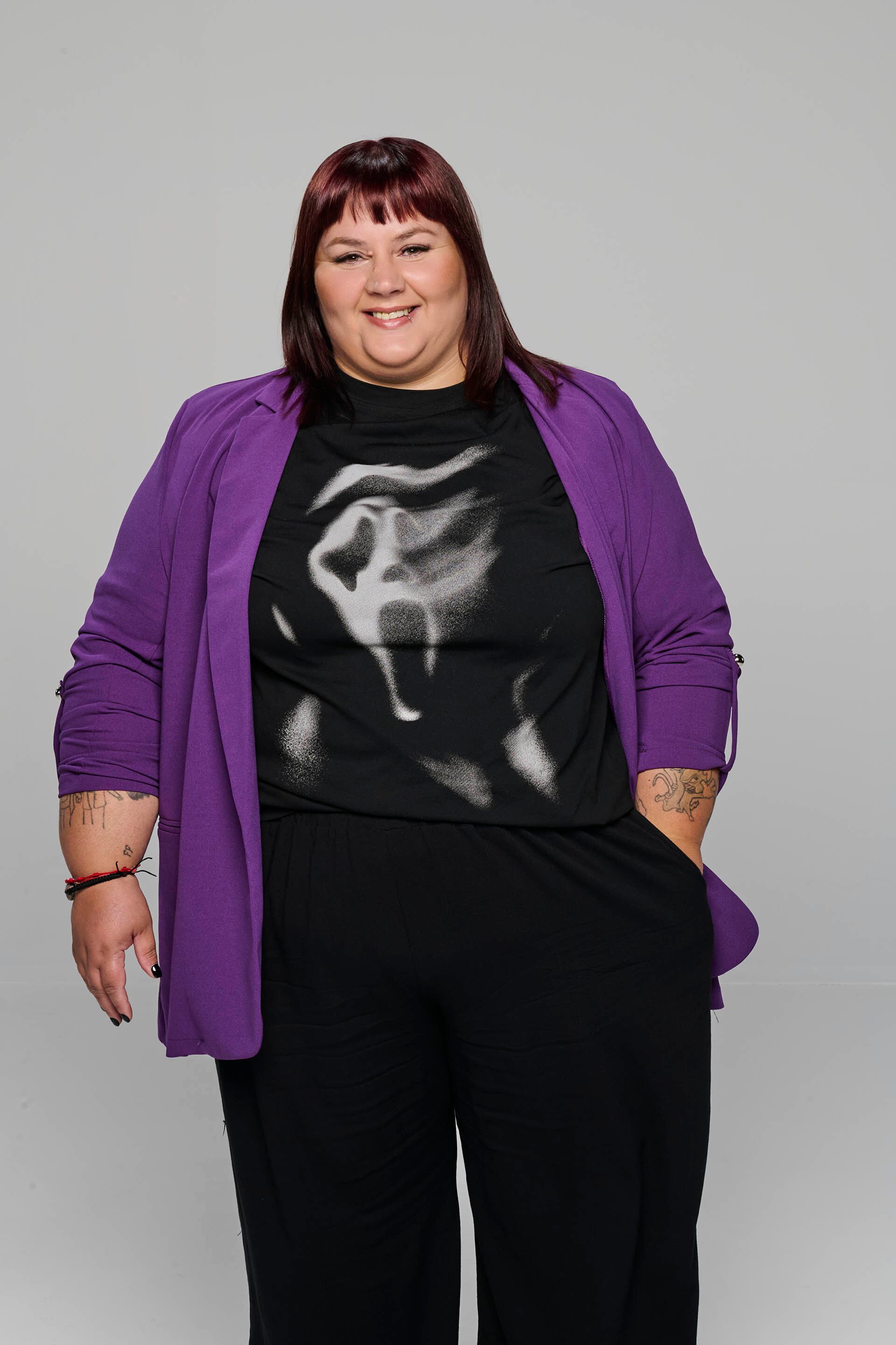 Titi Tcherkaski se define querible, pero admite que le gusta pelear (Prensa Telefe)