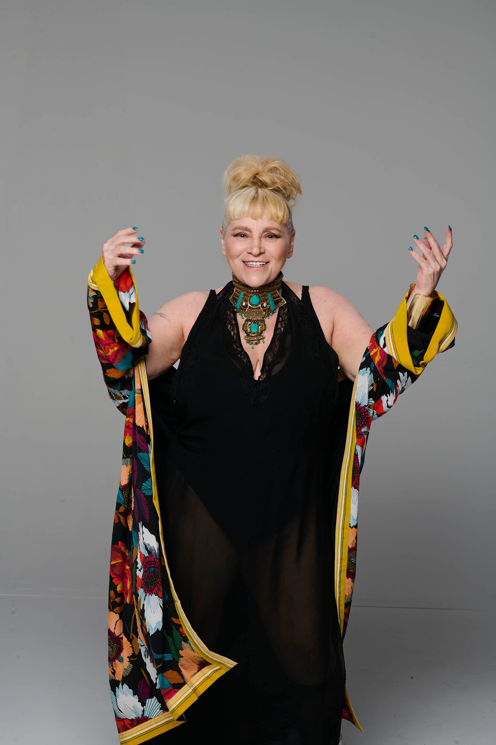 Divina Gloria, ícono de la vanguardia argentina, apuesta a su experiencia y personalidad transgresora dentro de la casa (Prensa Telefe)