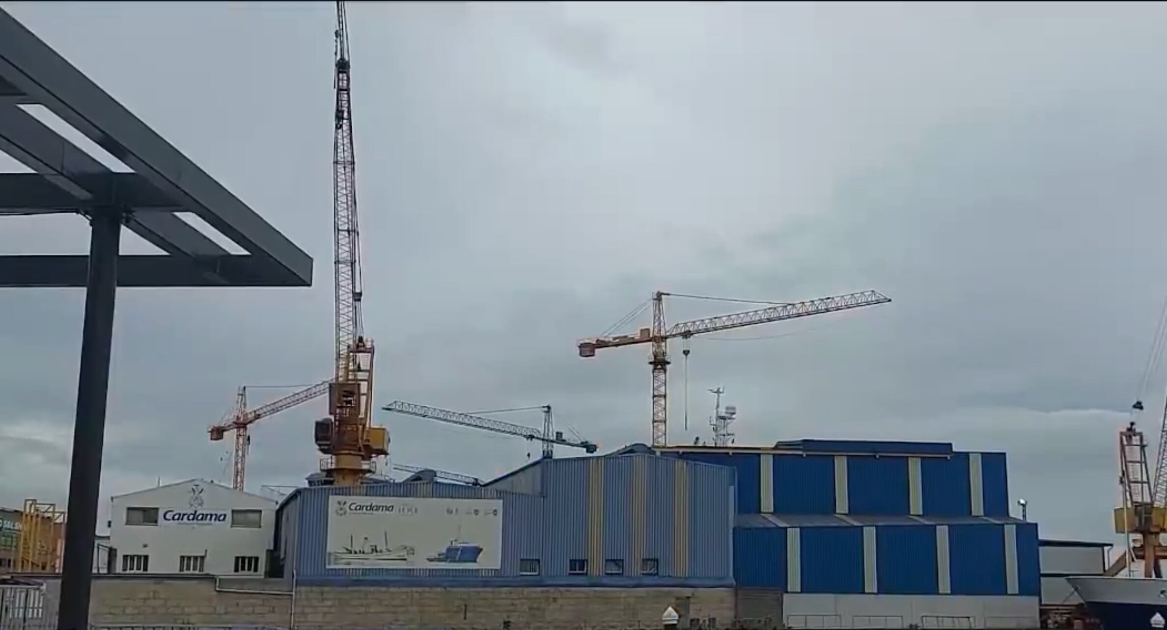 Sede de Cardama en Vigo, España (Captura Telemundo/Canal 12)