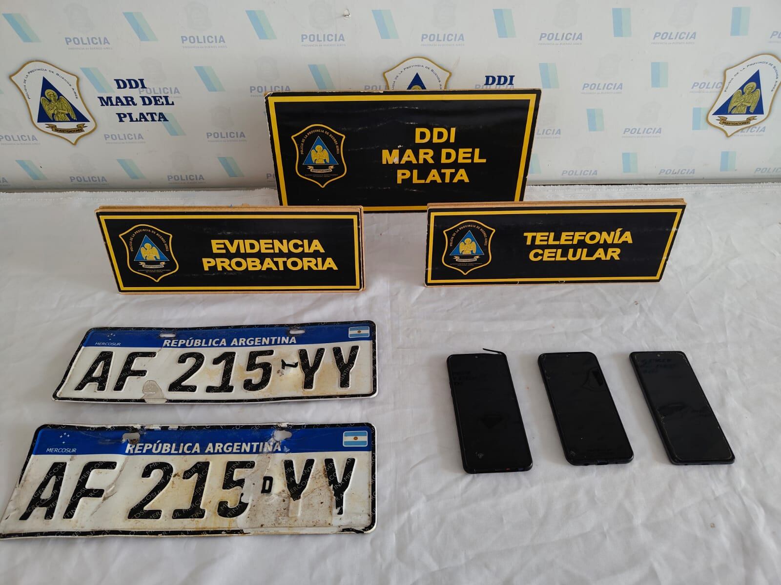 Todo lo incautado por la DDI