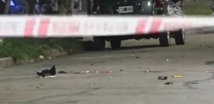 La escena del hecho, en la esquina de Pierres y avenida Manuel Belgrano de Villa Domínico