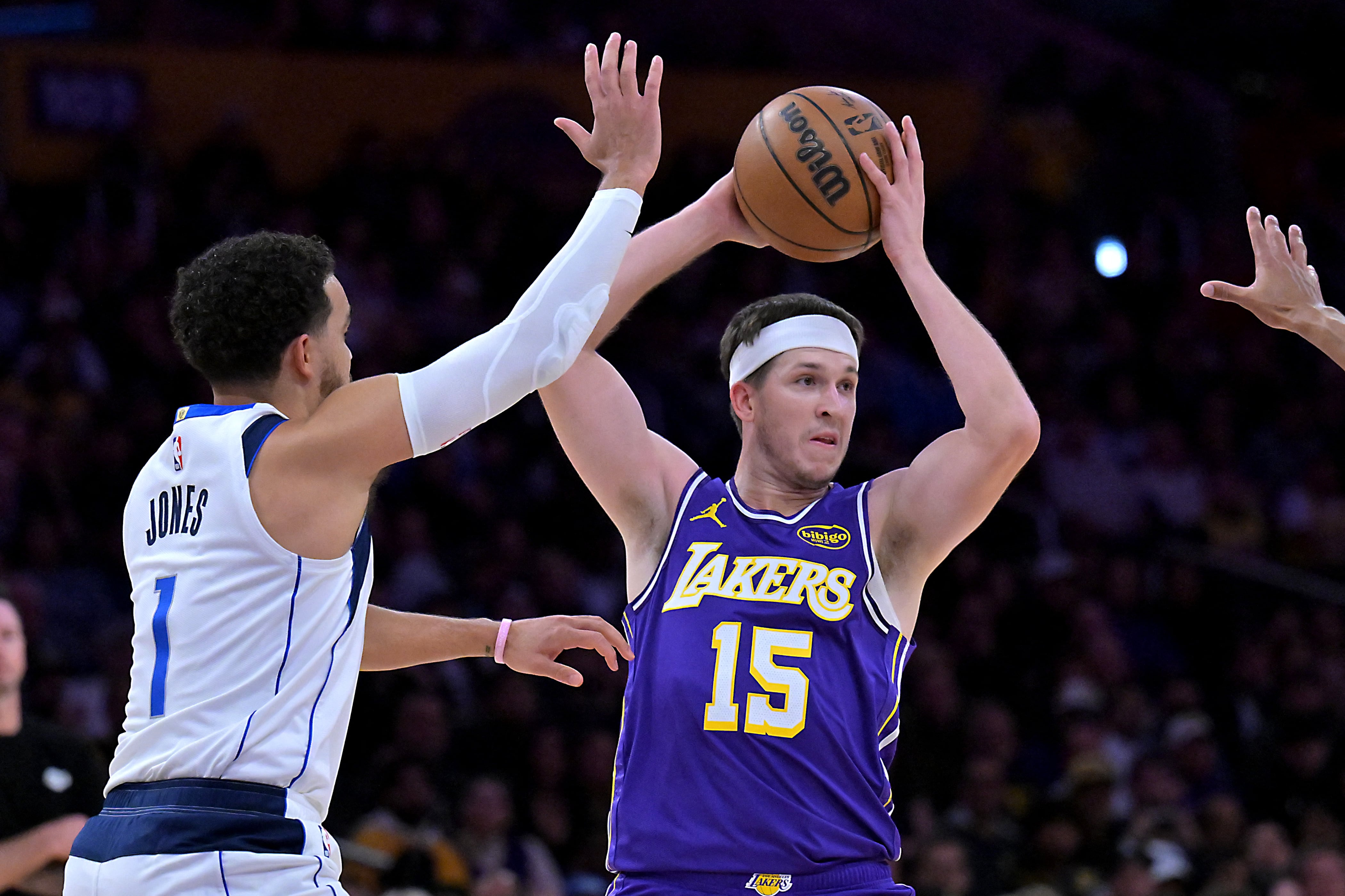 El proceso de selección de la NBA ignoró inicialmente el talento de Reaves, que ahora destaca entre los jóvenes jugadores (Mandatory Credit: Jayne Kamin-Oncea-Imagn Images)