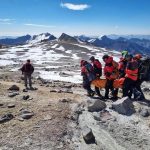 Video: la arriesgada maniobra que hizo un grupo de rescatistas para asisistir a un guía en el Aconcagua
