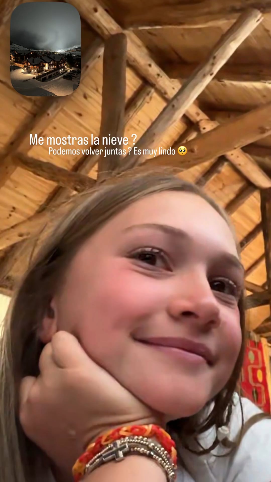 La hija de Zaira Nara muestra su entusiasmo por la nieve y el paisaje invernal desde Italia, donde su madre asiste como invitada a las Olimpiadas de Invierno.