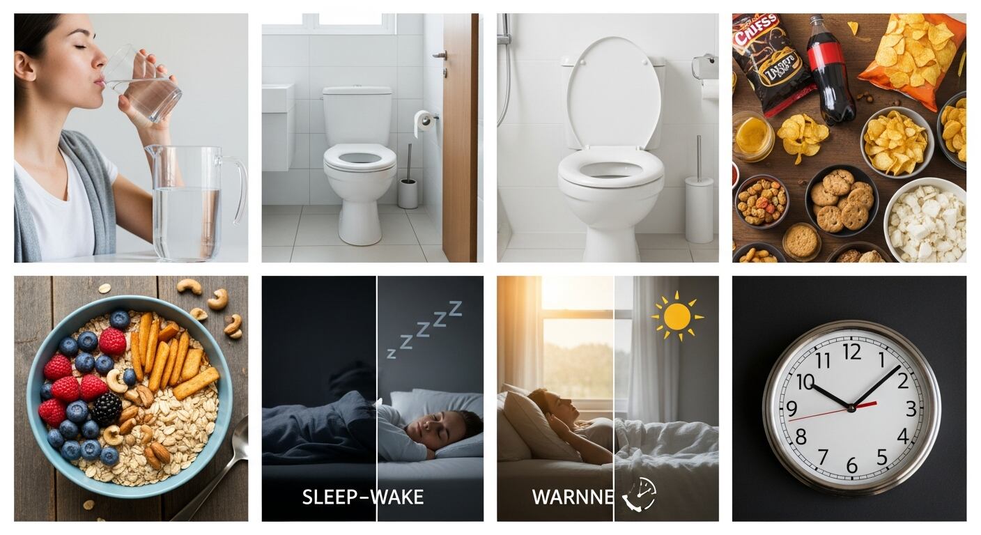 Una rutina con horarios fijos para las comidas y las visitas al baño optimiza el tránsito intestinal y previene el estreñimiento (Imagen Ilustrativa Infobae)