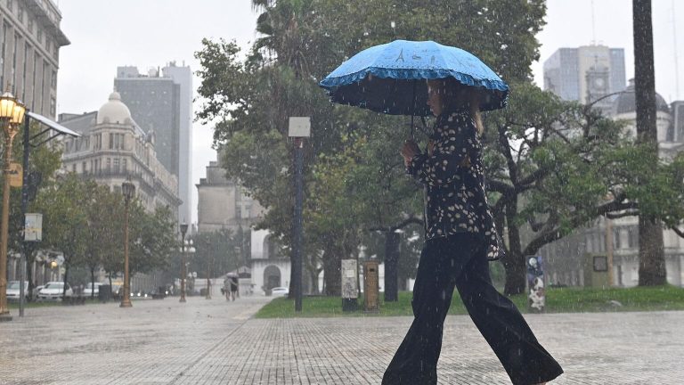 A qué hora se esperan las lluvias en la Ciudad de Buenos Aires y cómo estará el tiempo durante el fin de semana