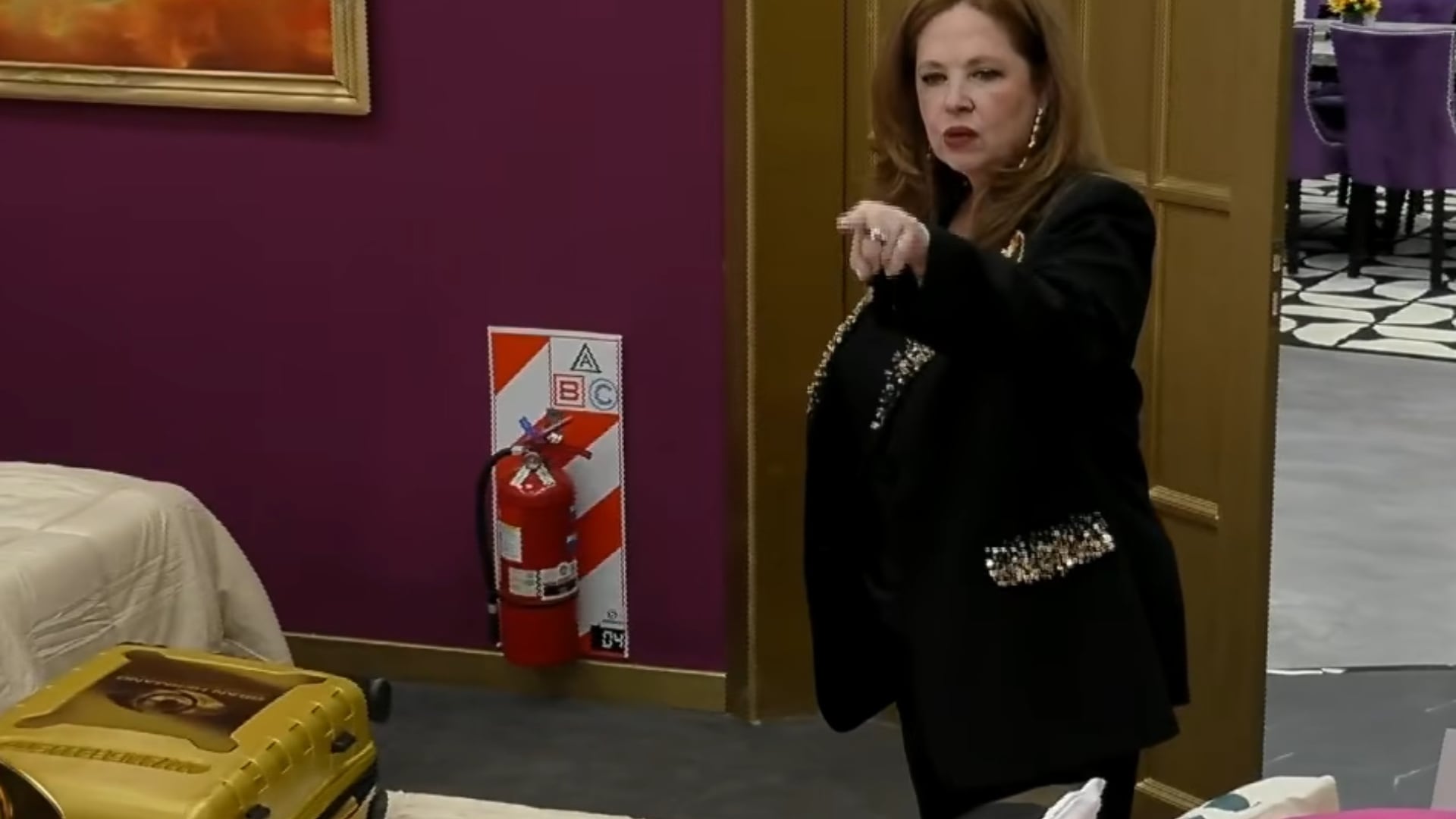 Una de las intenciones de Andrea del Boca en la casa fue poner orden