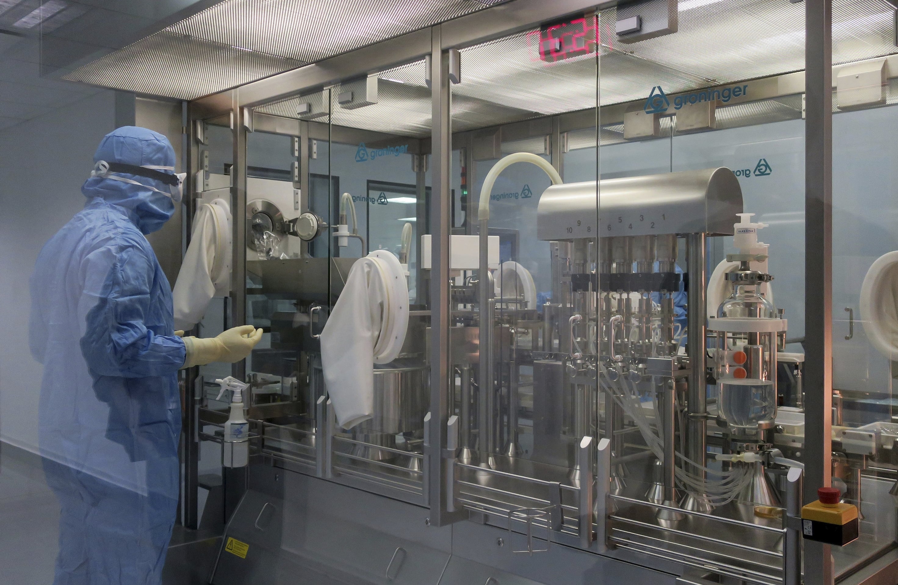 Vista de archivo la planta de Sinergium Biotech en la localidad argentina de Garín. El acuerdo impulsa la producción local y regional de vacunas, fortalece la seguridad sanitaria y reduce la dependencia de insumos externos ante posibles pandemias (EFE/Natalia Kidd) 