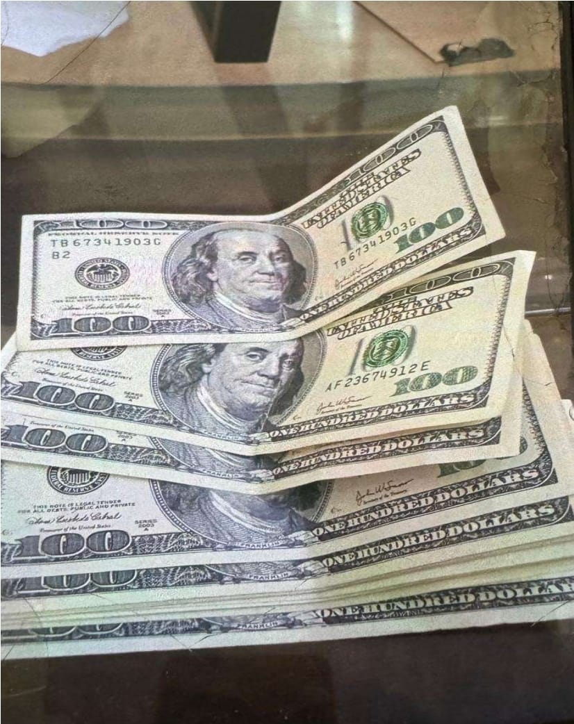 La foto fue enviada por Kimey tras el supuesto asalto a una farmacia en Burzaco