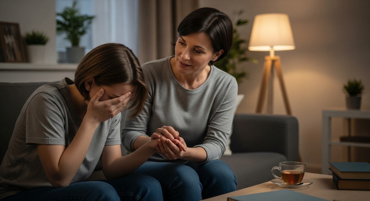 El entorno seguro, el apoyo emocional y la validación sin juicios son claves para asistir a una persona durante un episodio de ansiedad intensa (Imagen Ilustrativa Infobae)