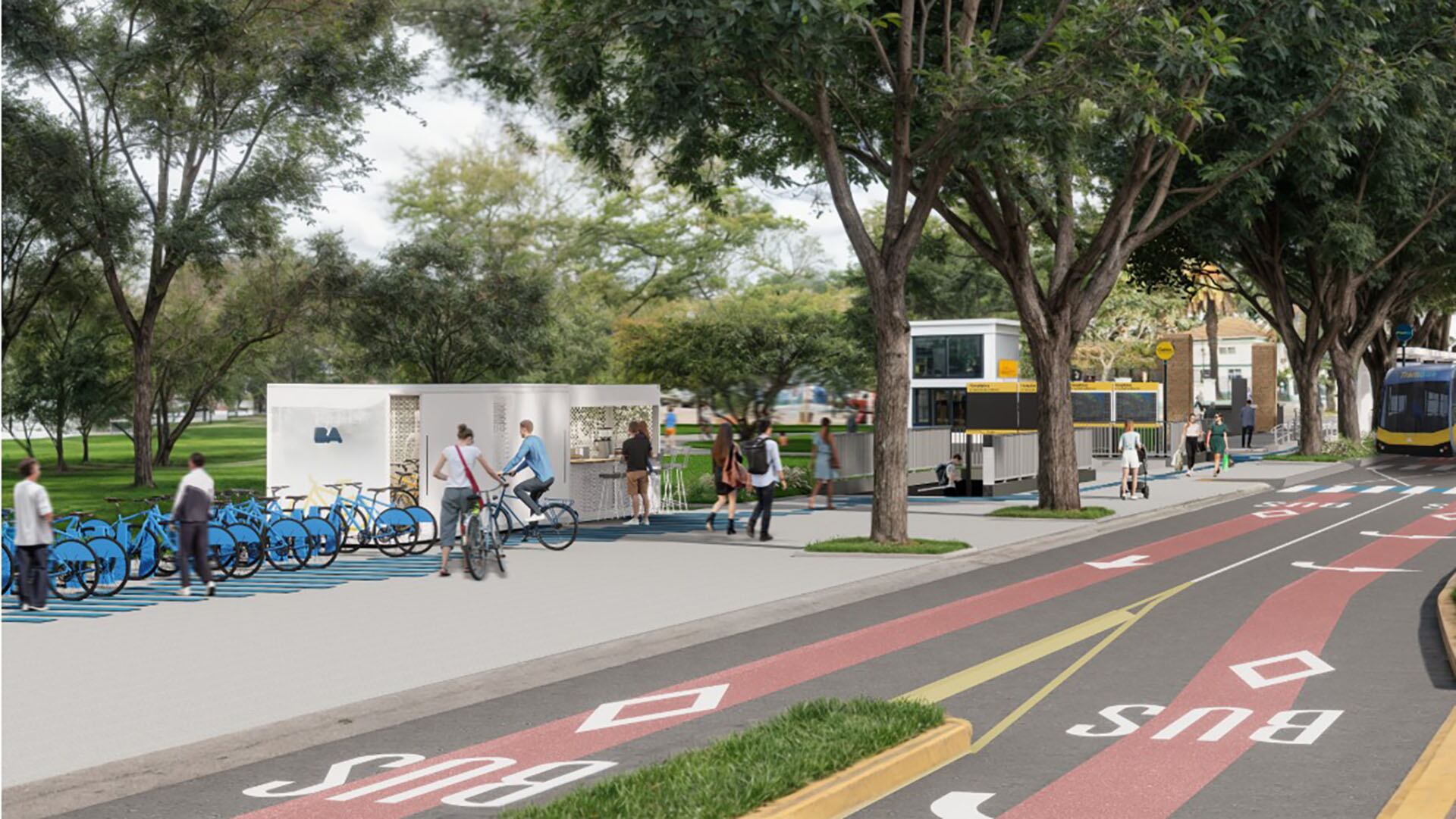 El trayecto tendrá paradas cada 500 metros