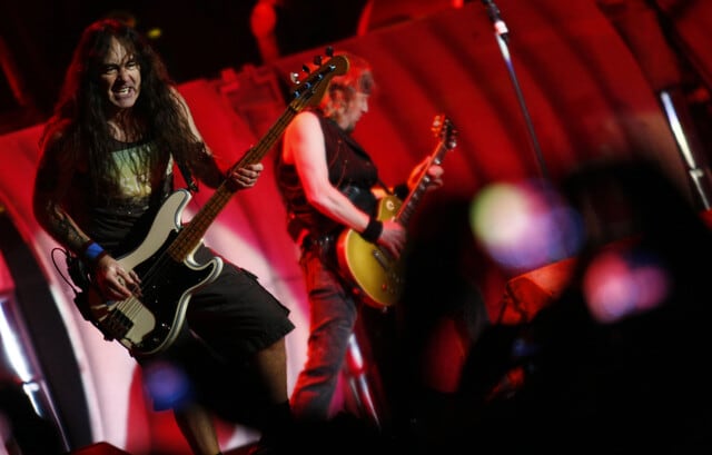 Steve Harris y Bruce Dickinson han definido la identidad conceptual y sonora de Iron Maiden con mensajes políticos y elaborados, opina Rose (Colprensa)