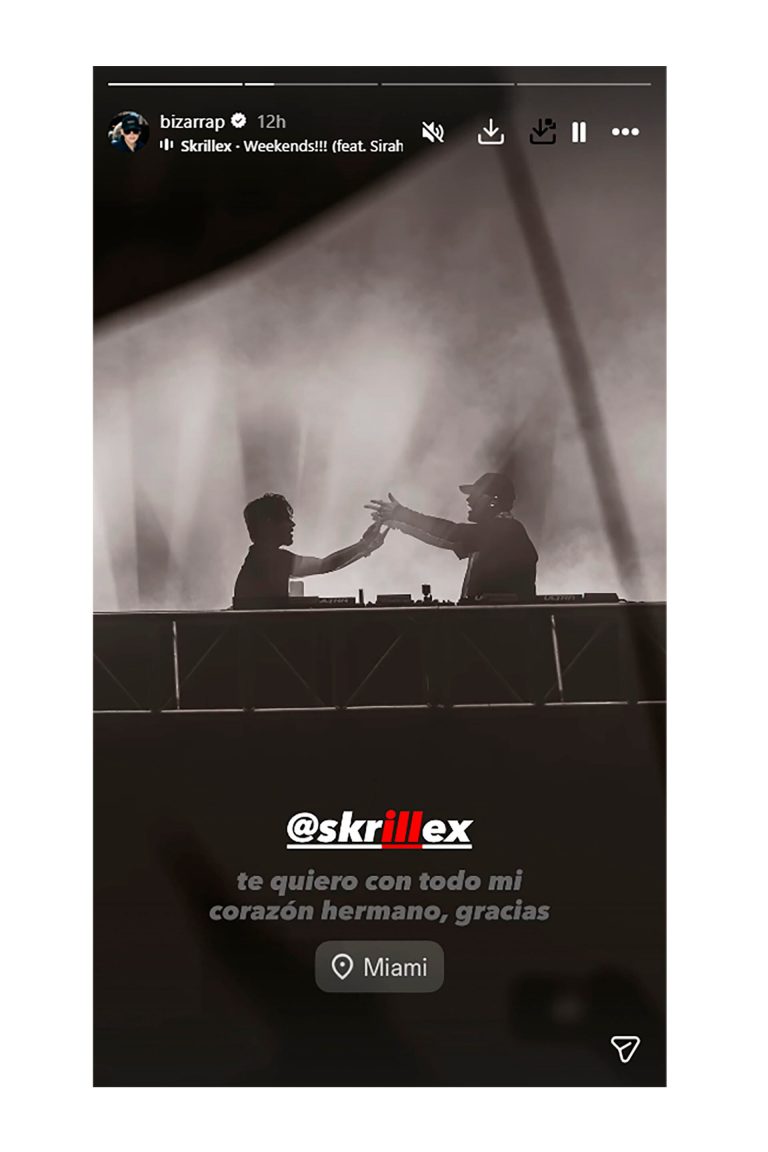 Bizarrap conquistó Miami con un show impactante y Daddy Yankee y Skrillex como invitados