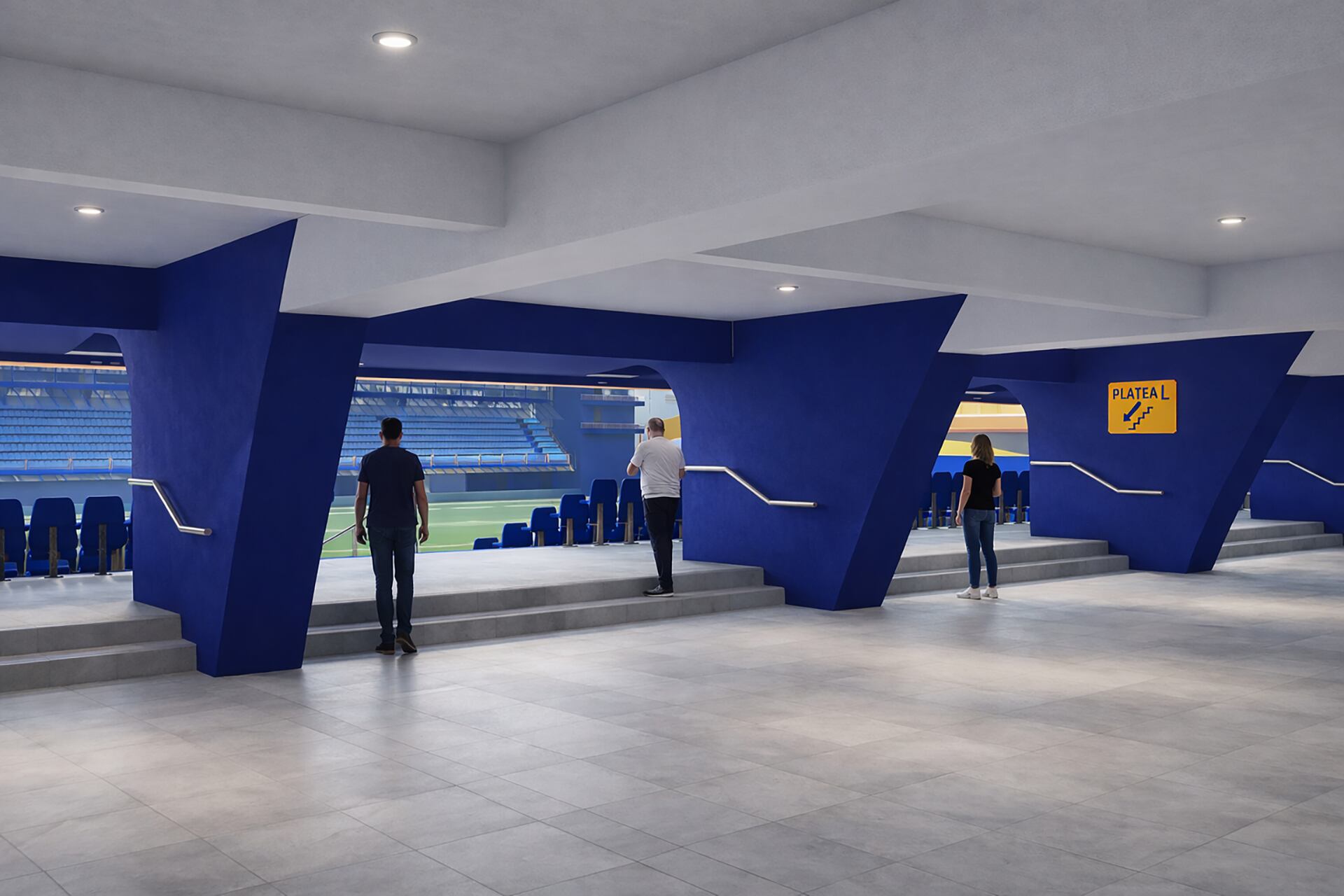 Una vez que se concluya con la Platea L, procederán a la construcción de los ascensores y la cuarta bandeja