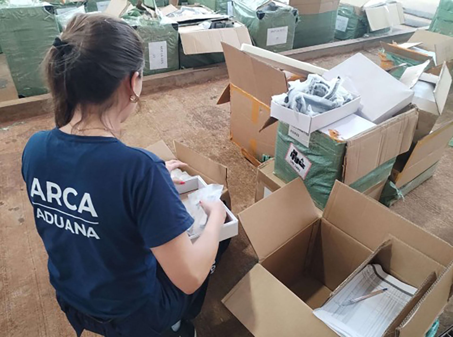 Las cajas con los relojes