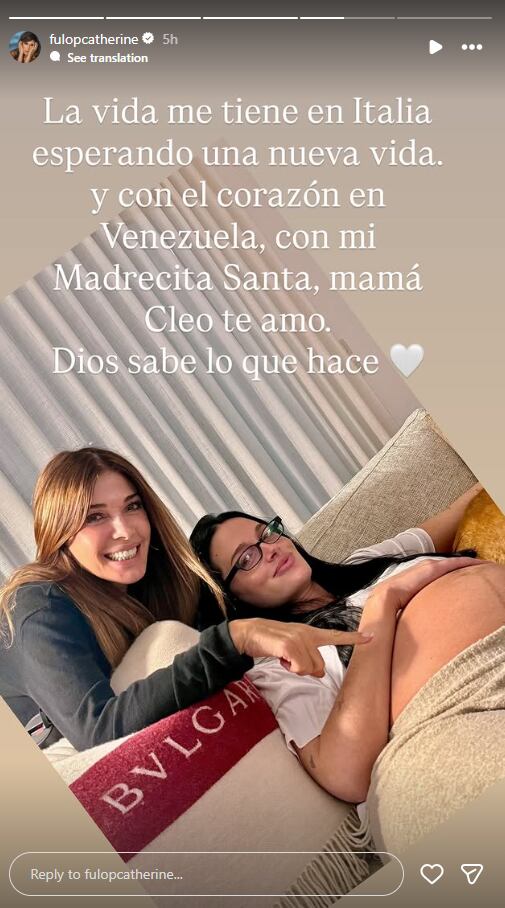 El sentido mensaje de Catherine Fulop en medio del preocupante estado de salud de su mamá: “El corazón en Venezuela”