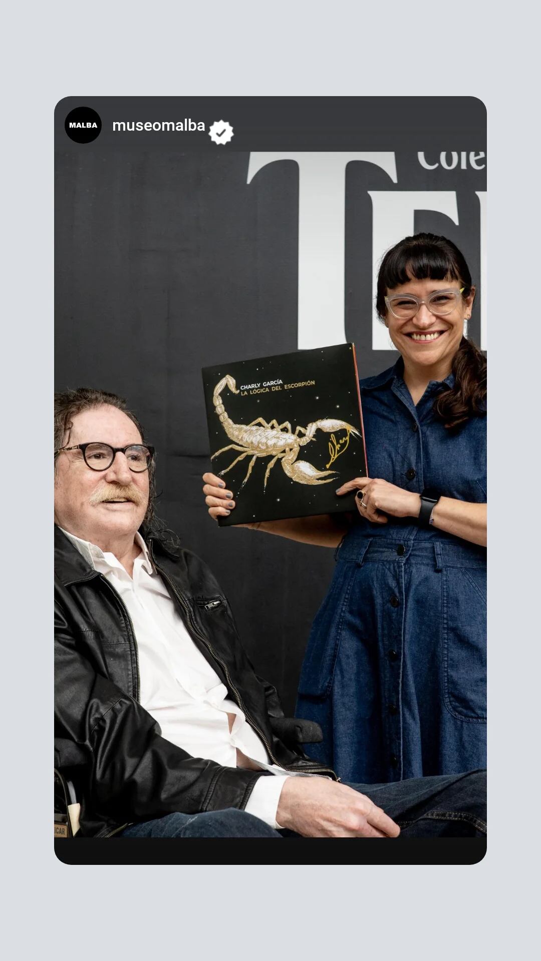 Charly, en el Malba, y su última grabación, 