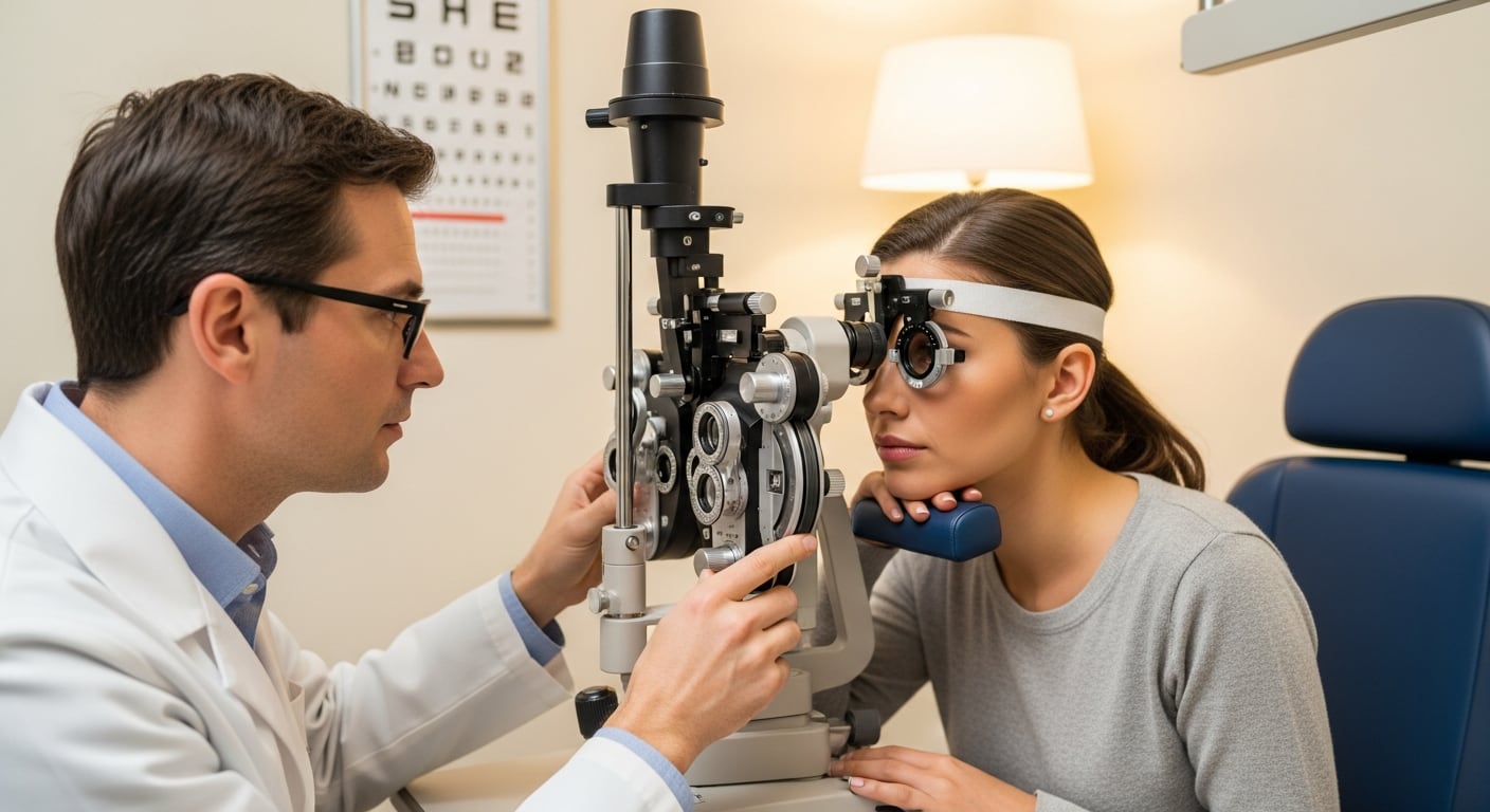 Consultar al oftalmólogo ante síntomas como visión borrosa o dolor de cabeza permite prevenir daños oculares asociados al uso de pantallas (Imagen Ilustrativa Infobae)