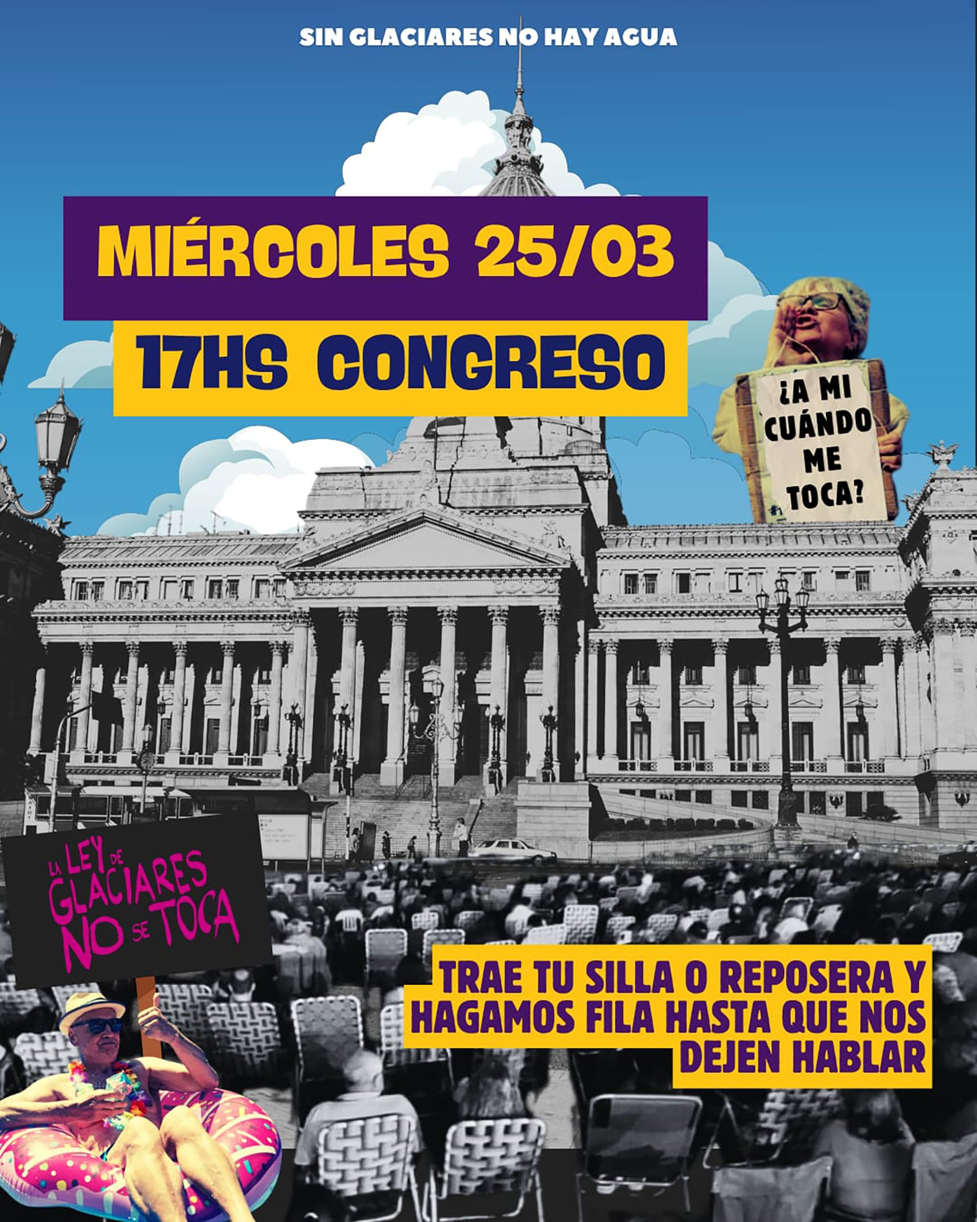 Cómo serán los cortes de tránsito en la primera audiencia pública por la Ley de Glaciares