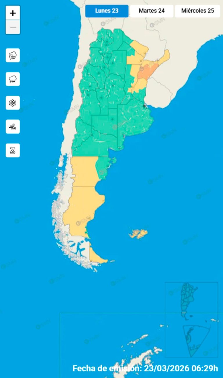 Con el regreso de las lluvias, cómo estará el tiempo en el AMBA este lunes y martes feriado