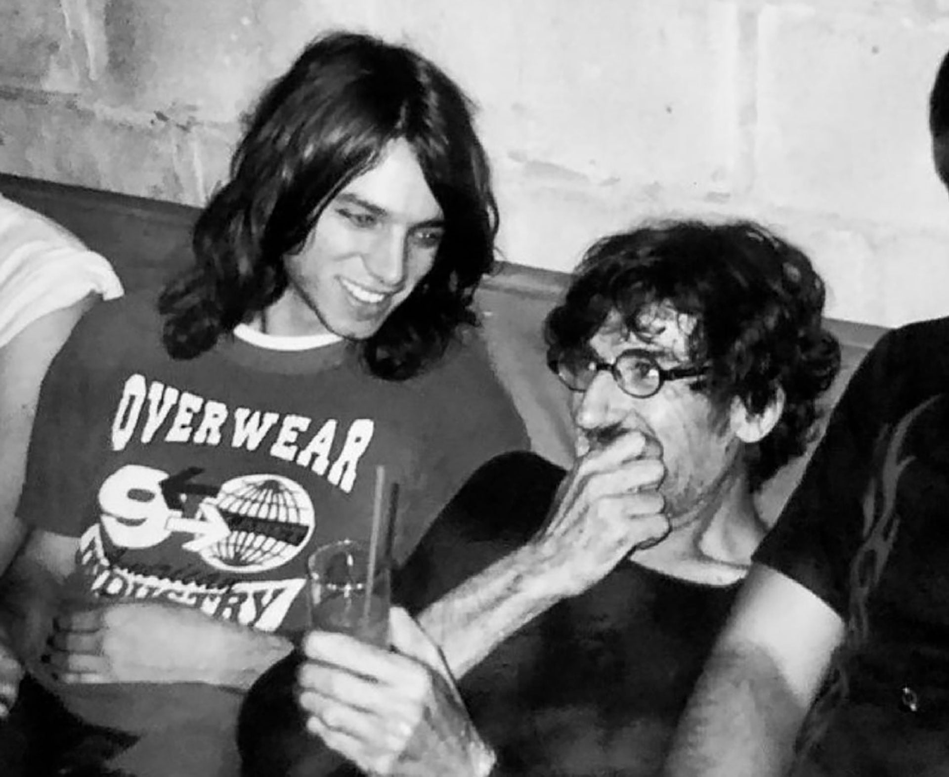 Joaquín Levinton en sus inicios con Turf junto a Charly García