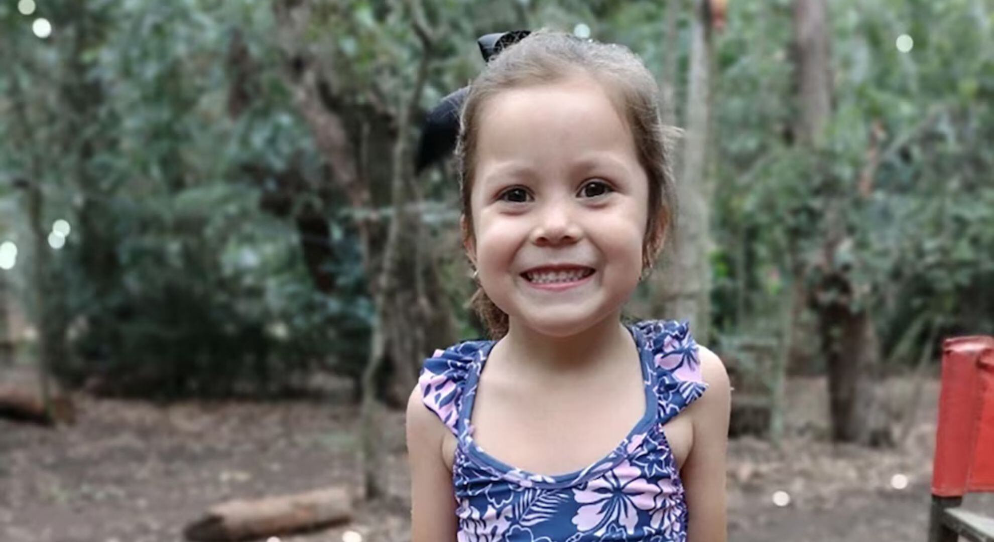 Kim Gómez tenía 7 años. 