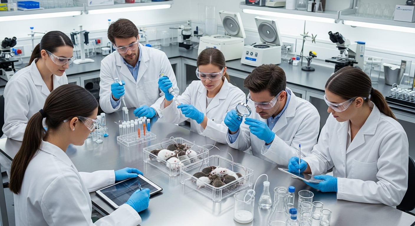 Investigadores comprobaron que el trasplante de microbioma de ratones viejos a jóvenes provoca pérdida de memoria y agilidad mental (Imagen Ilustrativa Infobae)