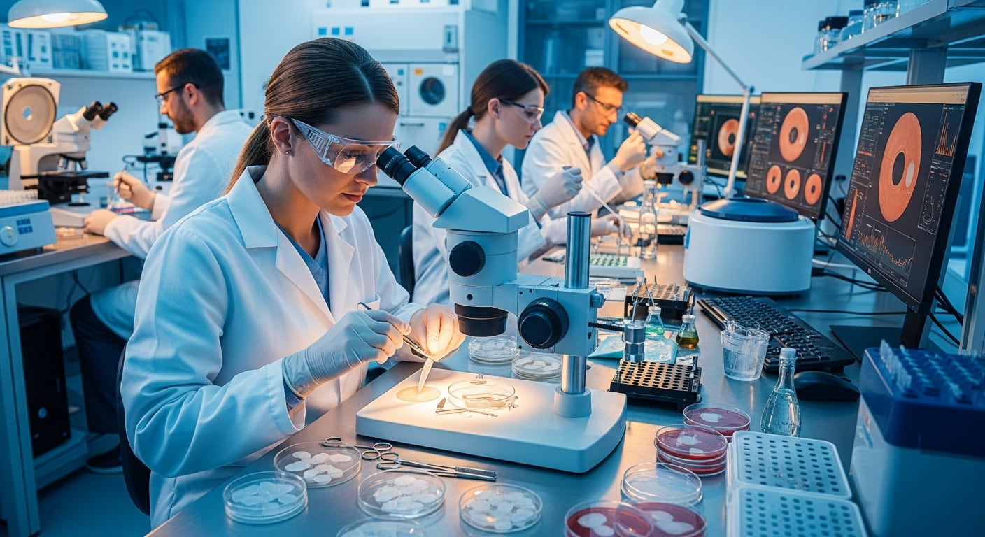 Investigadores españoles desarrollaron un biomaterial resistente y transparente a partir de residuos pesqueros, probados exitosamente en modelos animales; el avance podría facilitar el acceso a trasplantes corneales y reducir los costos asociados. (Imagen Ilustrativa Infobae)