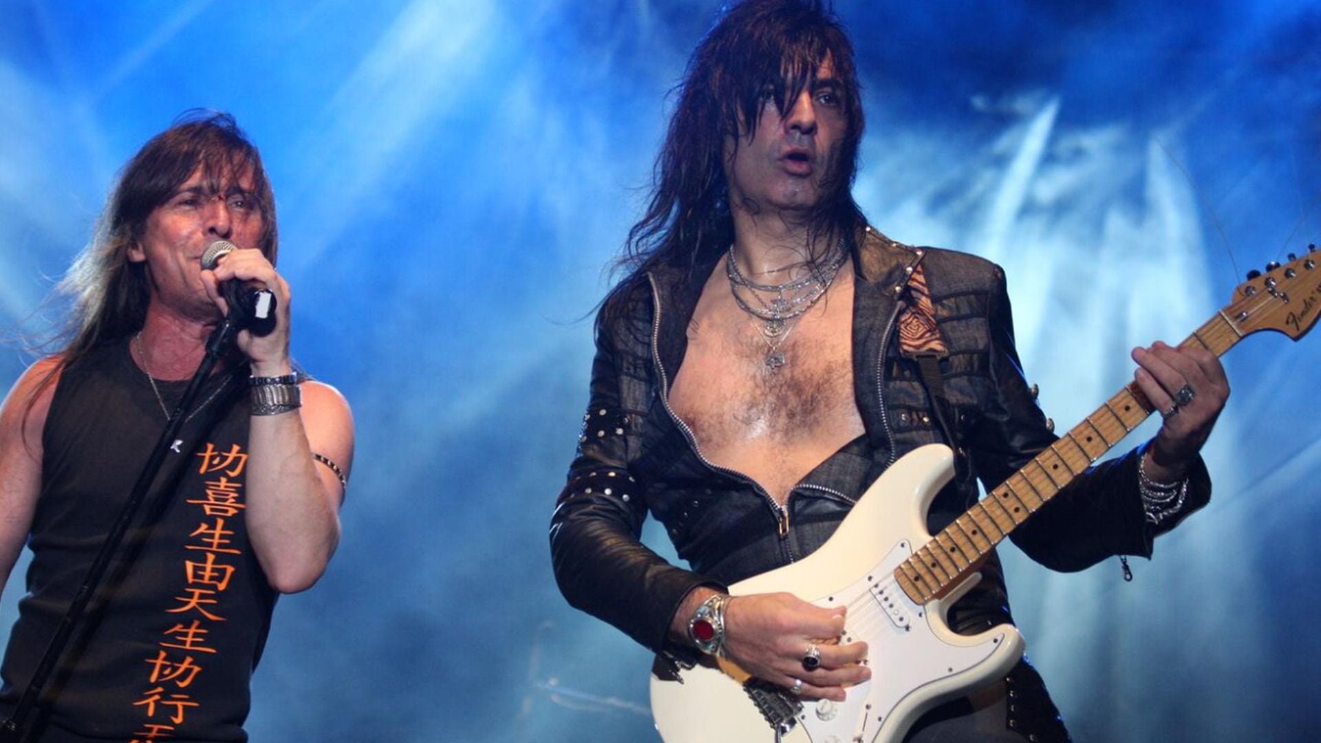 Adrián Barilari y Walter Giardino, voz y guitarra de Rata Blanca