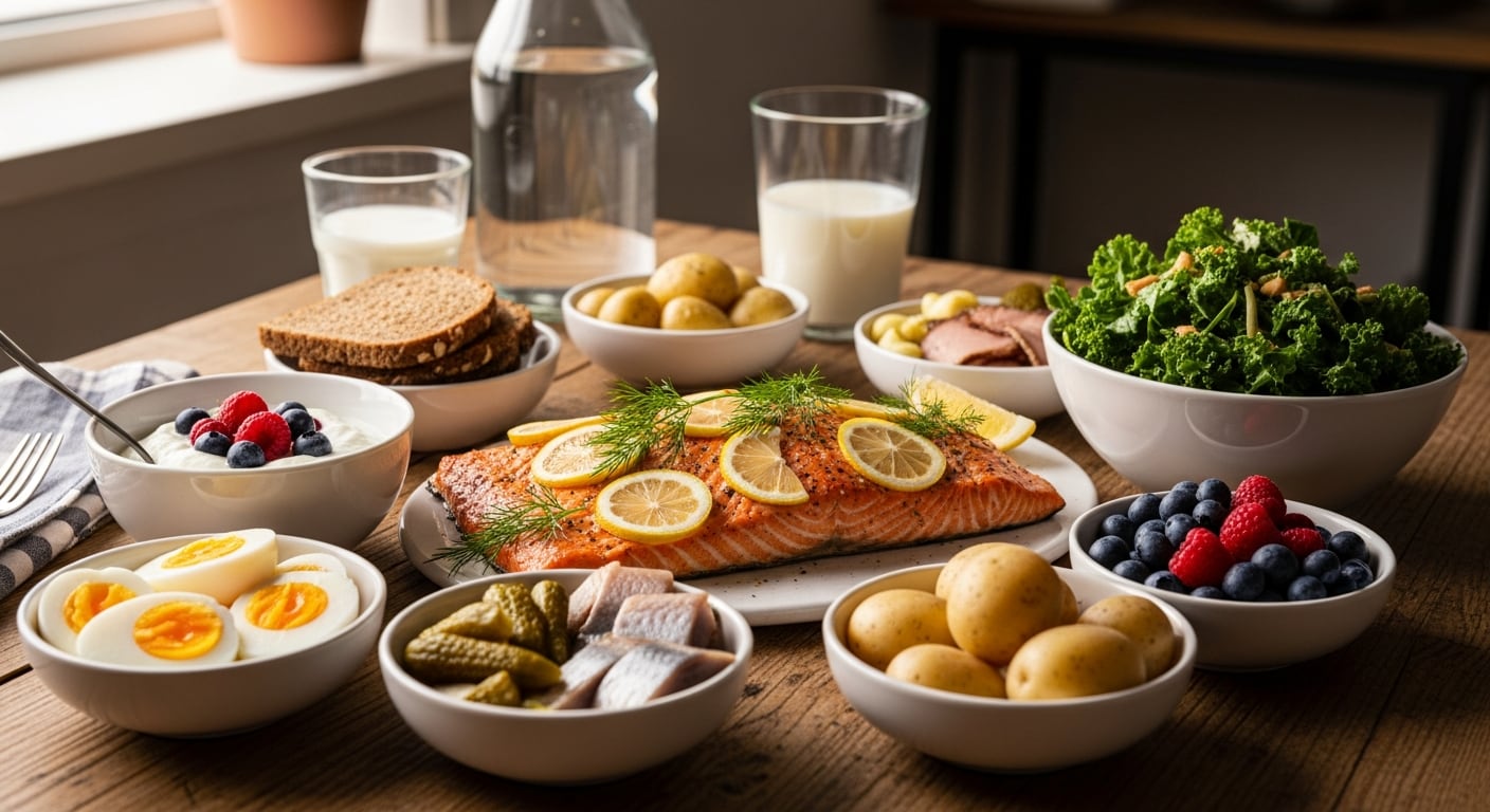 La dieta nórdica es reconocida como una opción saludable y sostenible frente a la dieta mediterránea, según National Geographic (Imagen Ilustrativa Infobae)