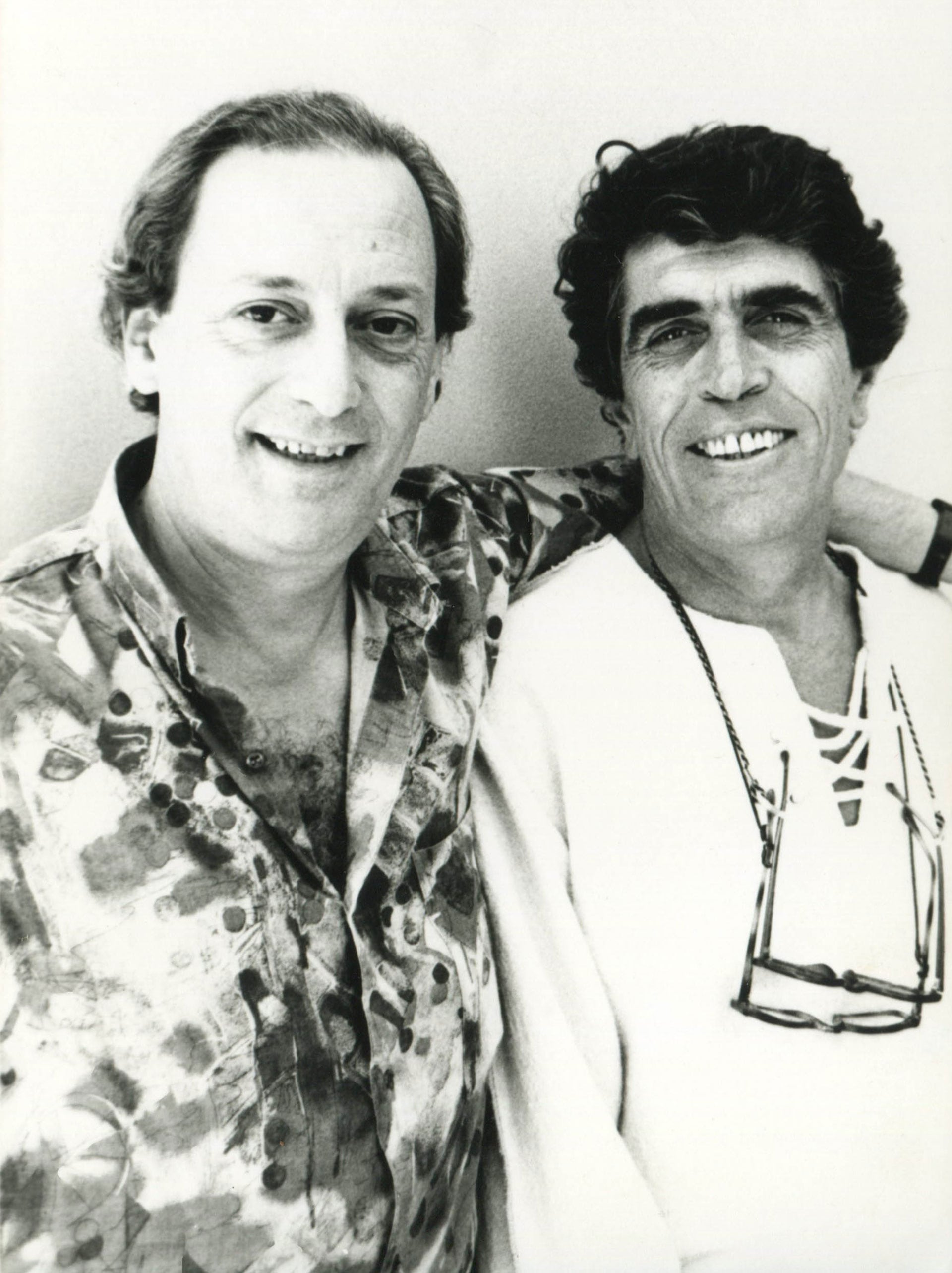 Hugo junto a Garlos Gianni (Gentileza Centro Cultural Kirchner y familia de Hugo Midón)