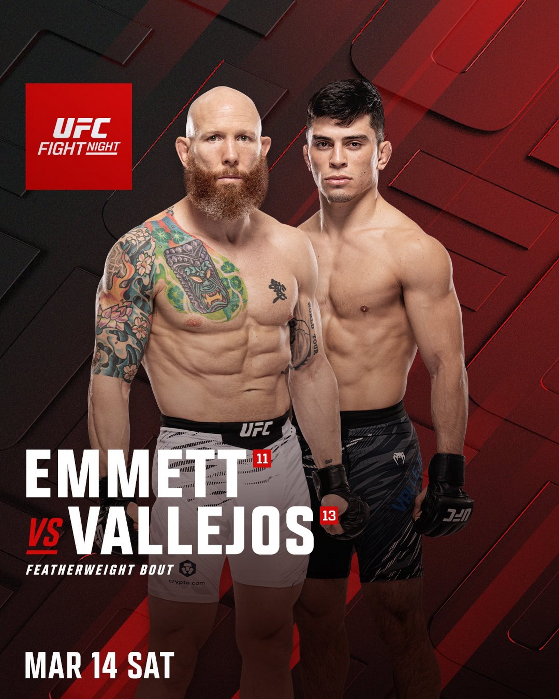 Vallejos enfrentará a una leyenda de UFC 