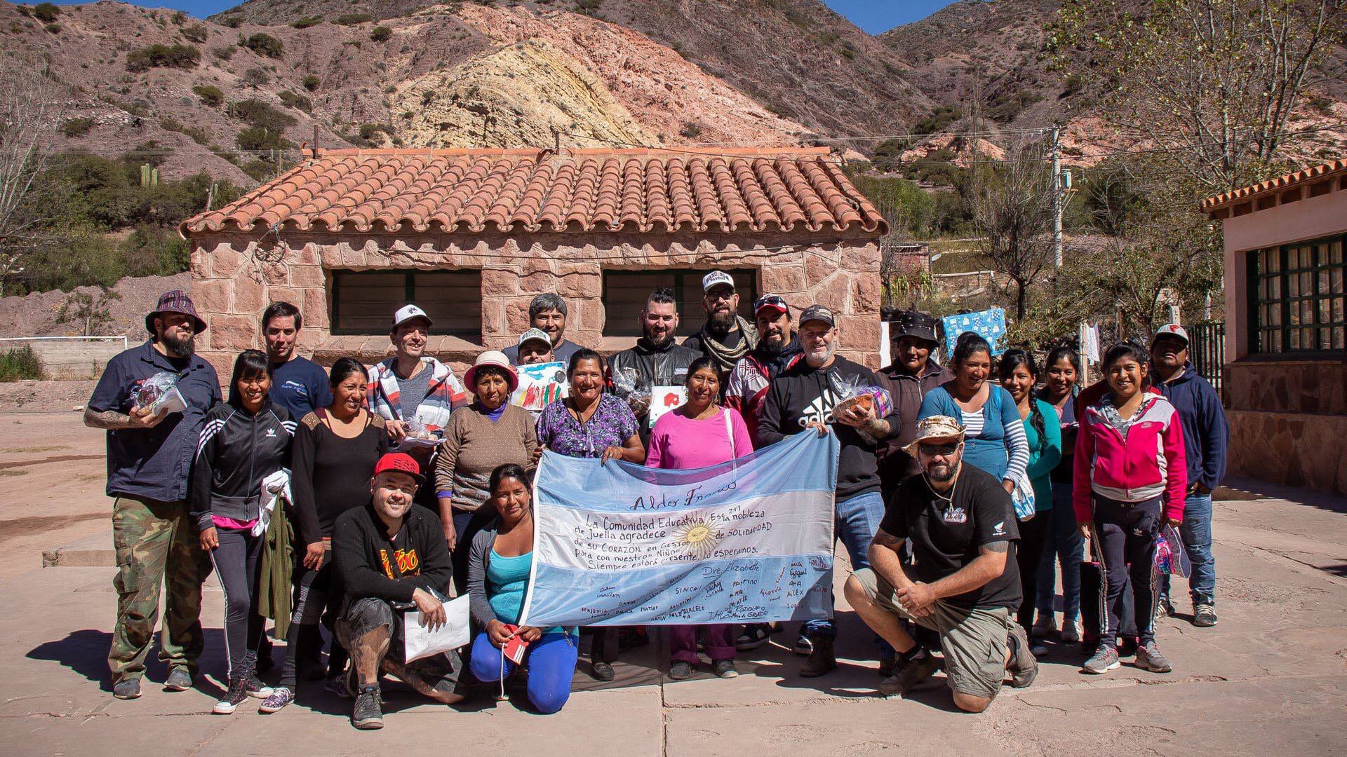 La Fundación Mandinga Tattoo, junto a una escuela rural