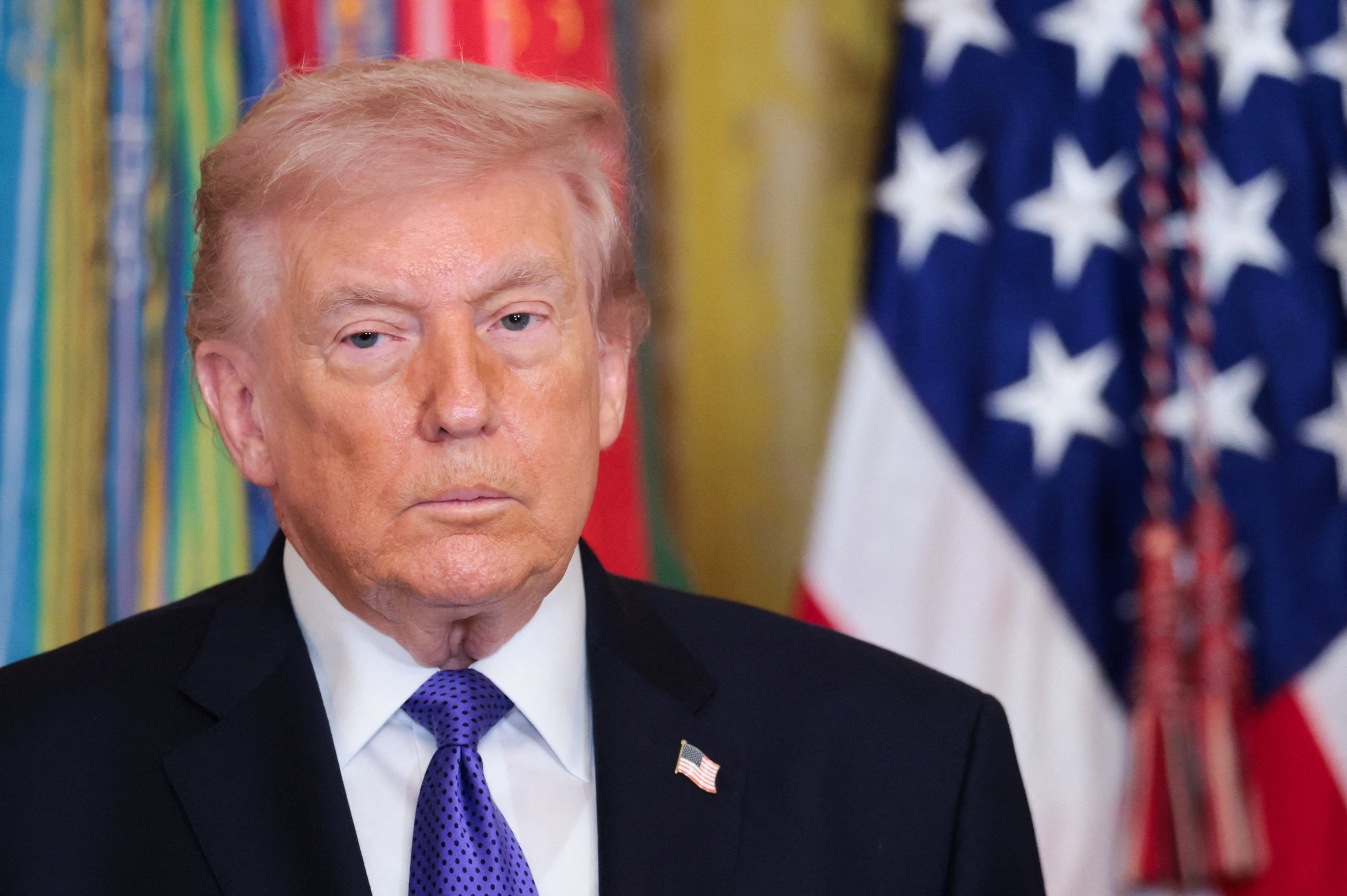 El presidente de Estados Unidos sostuvo que la ofensiva actual es solo el inicio y que Washington está preparado para intensificar las operaciones hasta cumplir todos sus objetivos estratégicos (REUTERS/Jonathan Ernst)