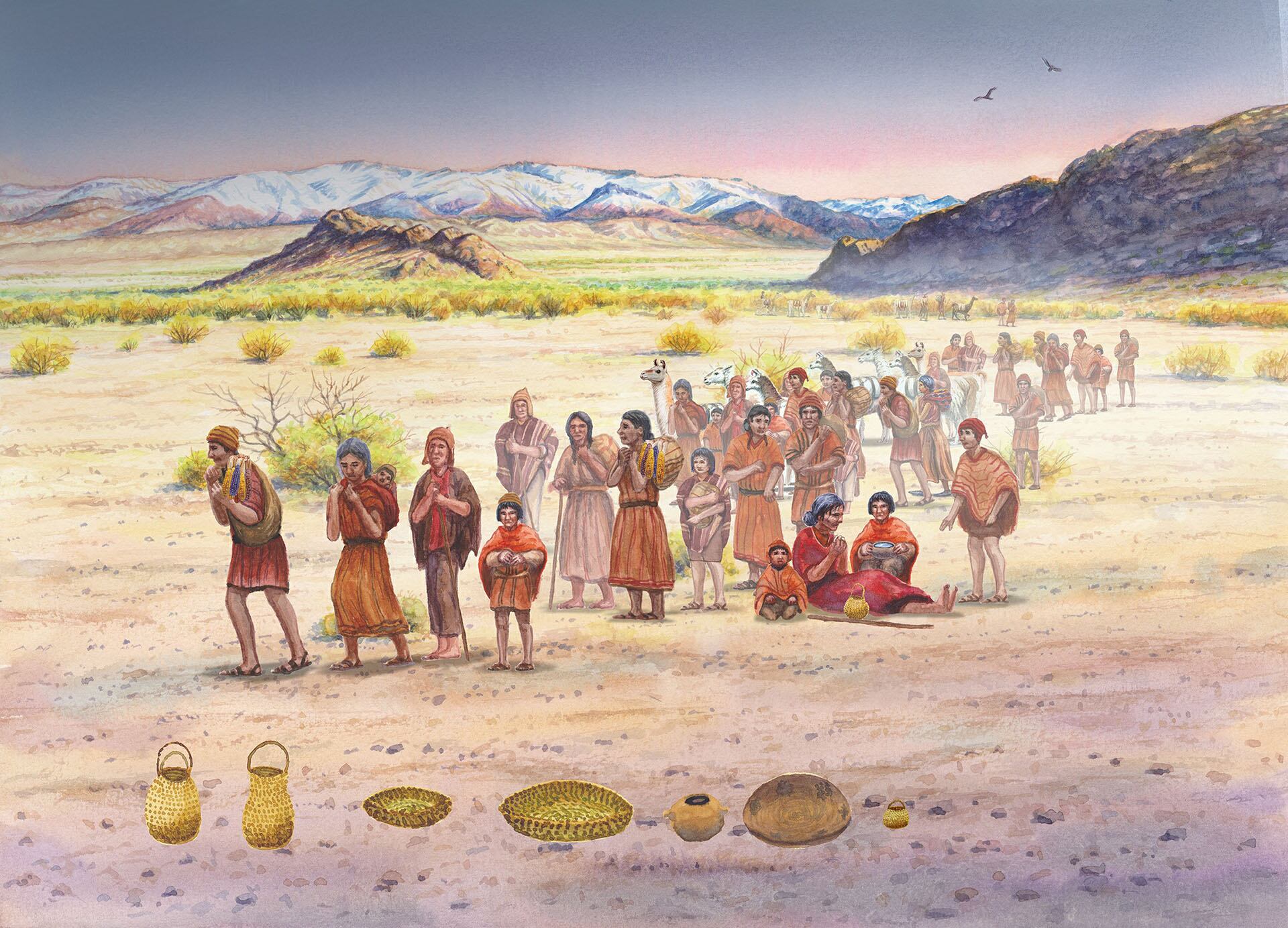 El Valle de Uspallata en Mendoza alberga un linaje indígena que se ha mantenido durante más de dos mil años, según un estudio internacional (Mauricio Alvarez)