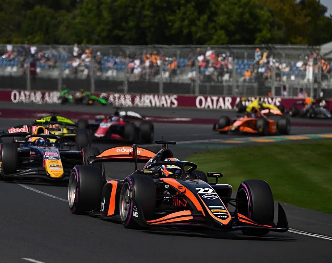 Nico Varrone lideró la segunda carrera de la Fórmula 2 en Australia (Instagram: @nicovarrone1)