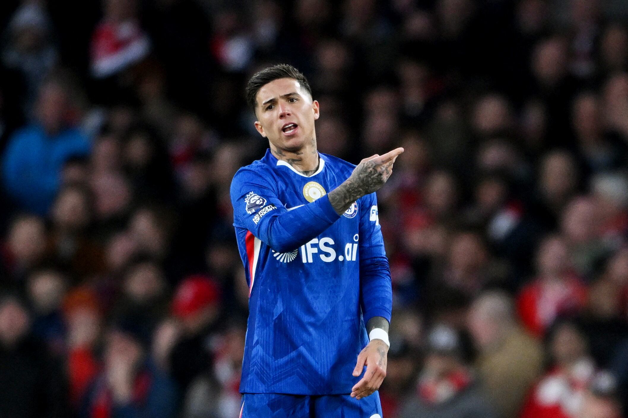 Enzo Fernández será protagonista en el duelo revancha entre Chelsea y PSG por la Champions League (REUTERS/Jaimi Joy)