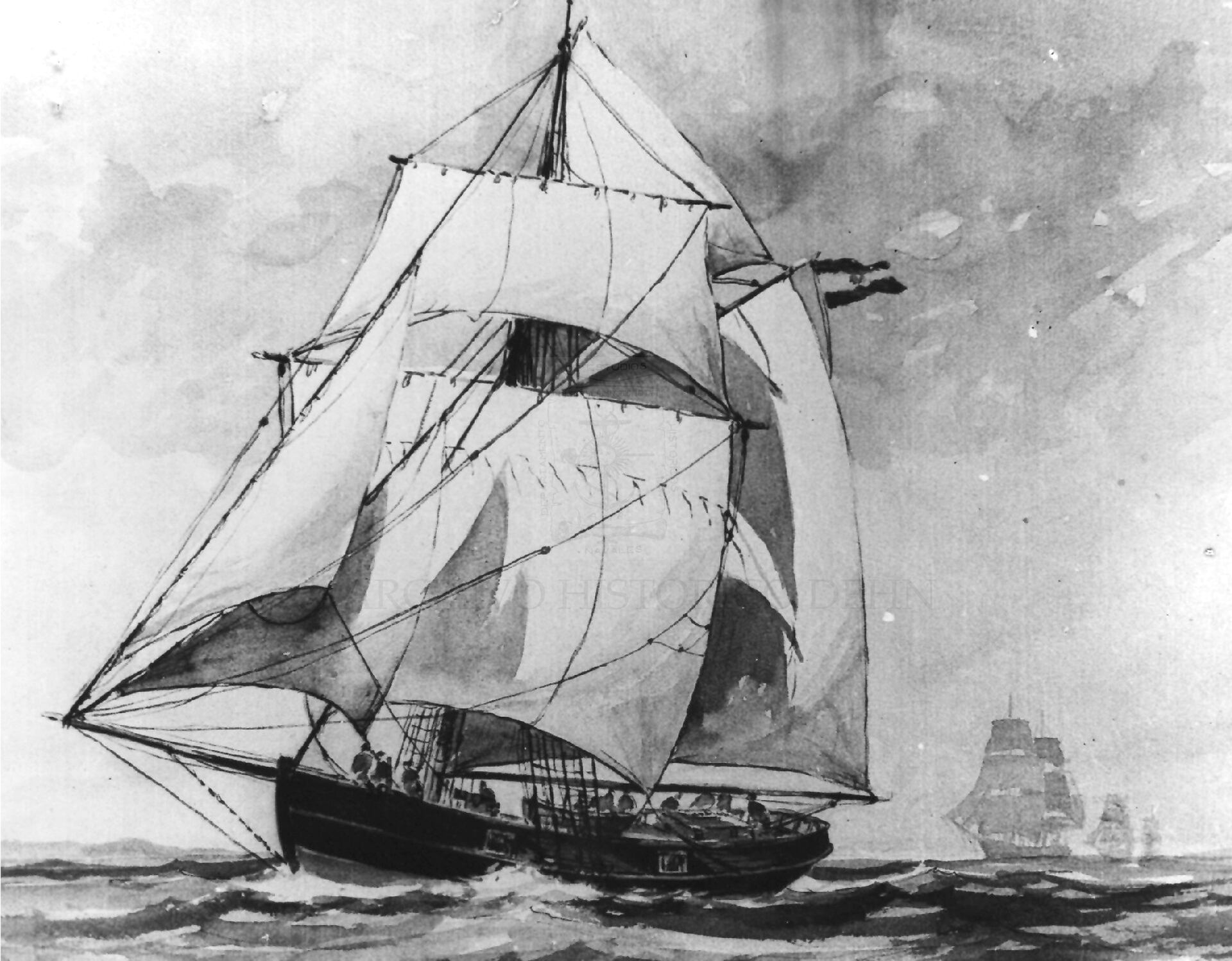 La destrucción de la balandra 