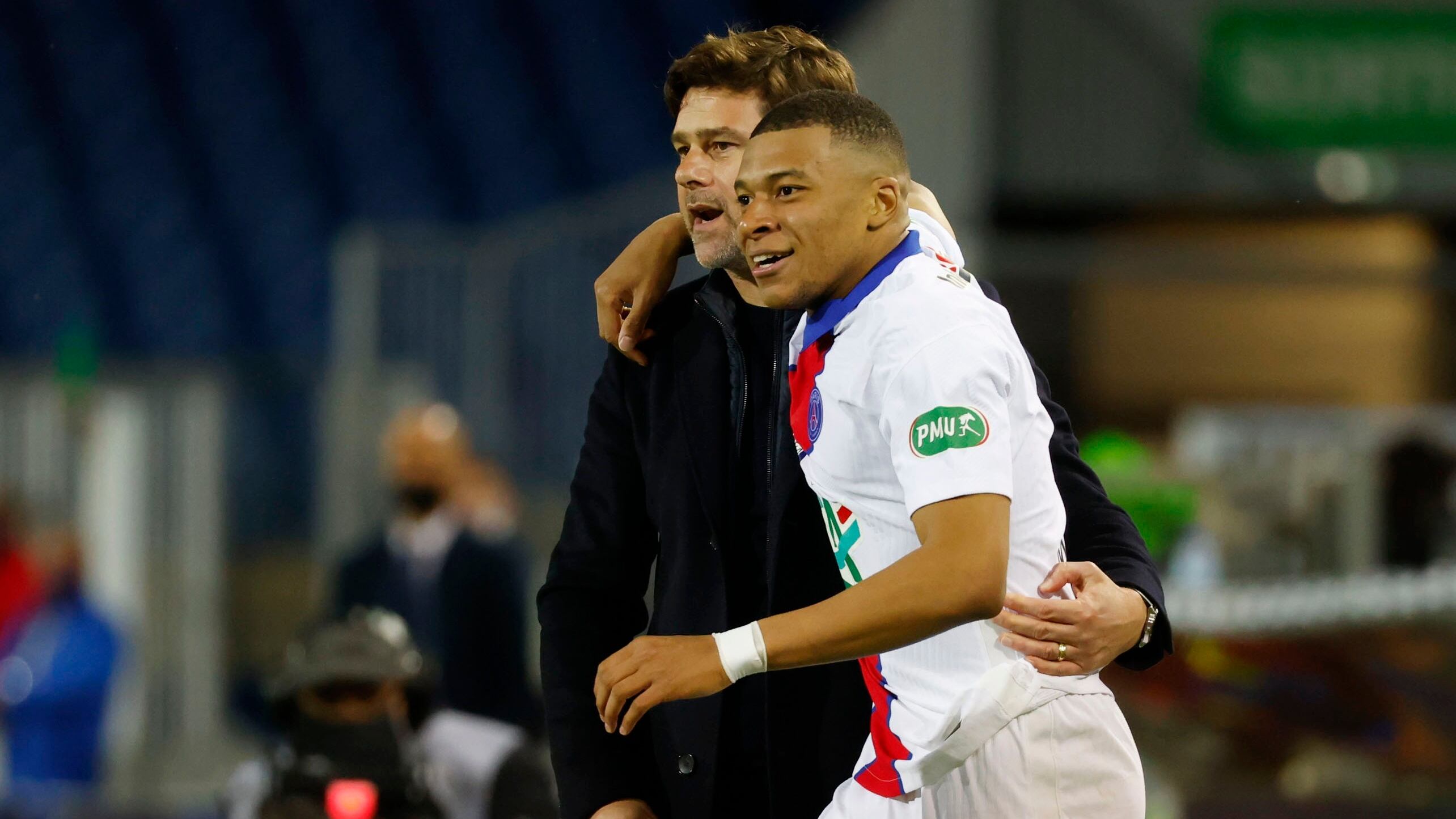 La gestión de egos y figuras como Neymar, Messi y Mbappé en el PSG representó una de las mayores pruebas en la carrera de Pochettino (REUTERS/Eric Gaillard)