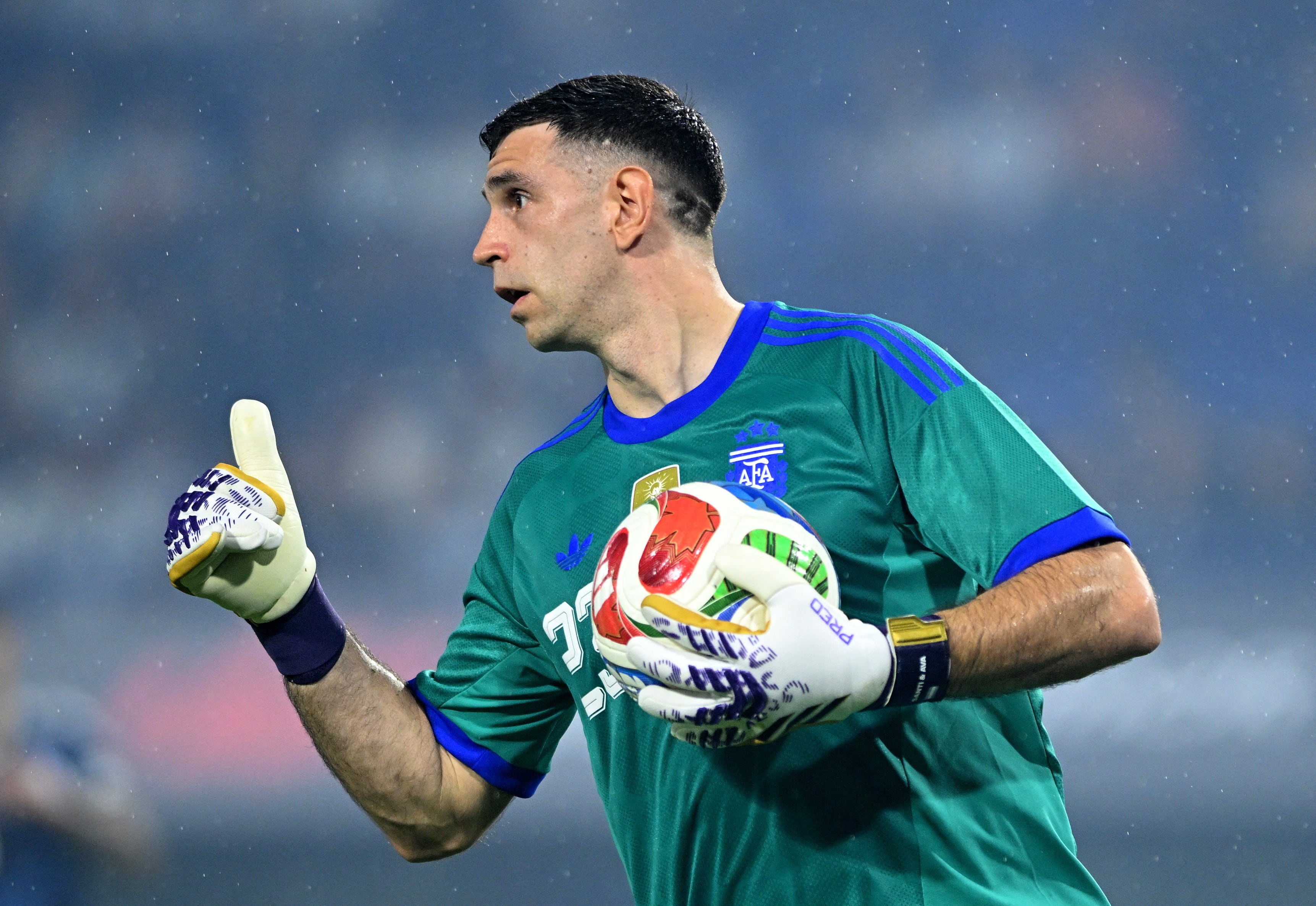 El Dibu recibió un gol en la última jugada ante Mauritania (Foto: Reuters/Rodrigo Valle)