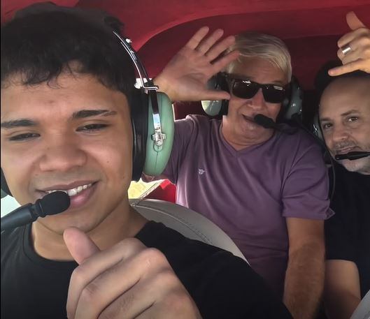 El sueño de Lucio de convertirse en piloto tuvo un primer gran impulso gracias a la experiencia diseñada por su propio padre