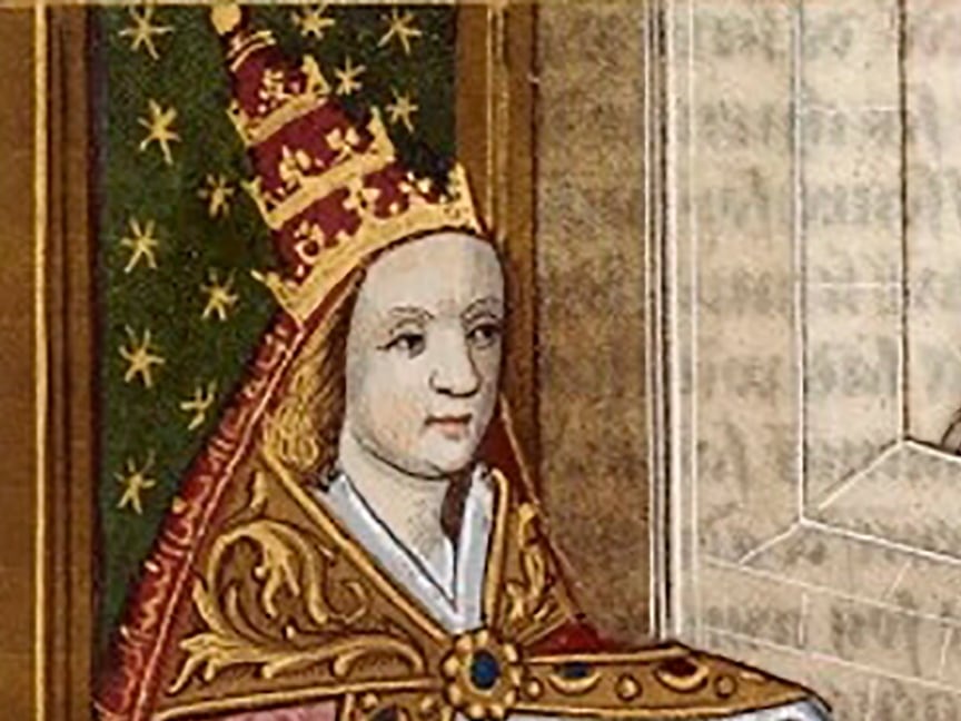 La papisa Juana se habría infiltrado en los círculos de poder de la Iglesia en la Edad Media (Wikipedia)