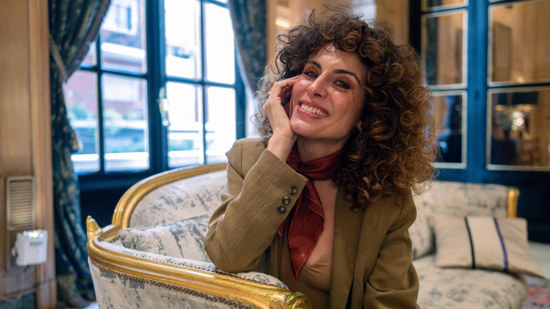 Cayetana Cabezas, actriz española de Machos Alfa, visita Buenos Aires por primera vez impulsada por el arte y la promoción de su carrera (Adrián Escandar)