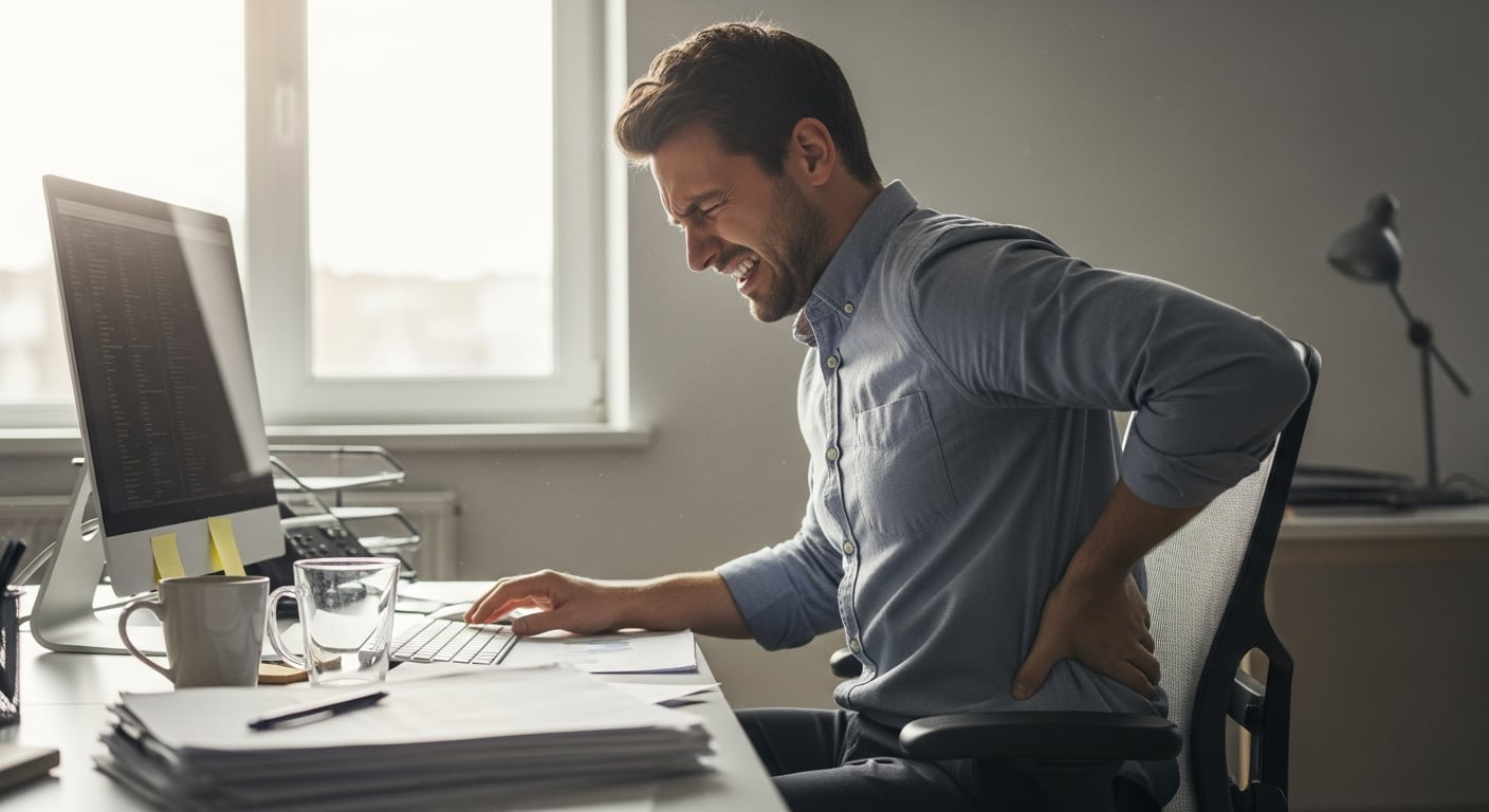 El dolor de espalda se posiciona como una de las molestias más comunes en ambientes laborales y domésticos según expertos (Imagen Ilustrativa Infobae)