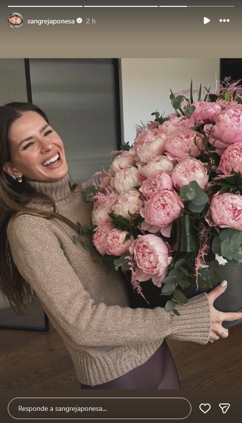 La China Suárez recibió un arreglo floral de Mauro Icardi en el Día de la Mujer (Instagram)