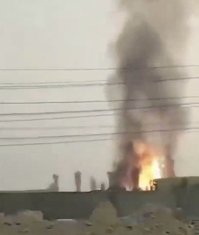 El yacimiento de gas de South Pars, en Tonbak, provincia de Bushehr, fue atacado días atrás (Social Media/via REUTERS)