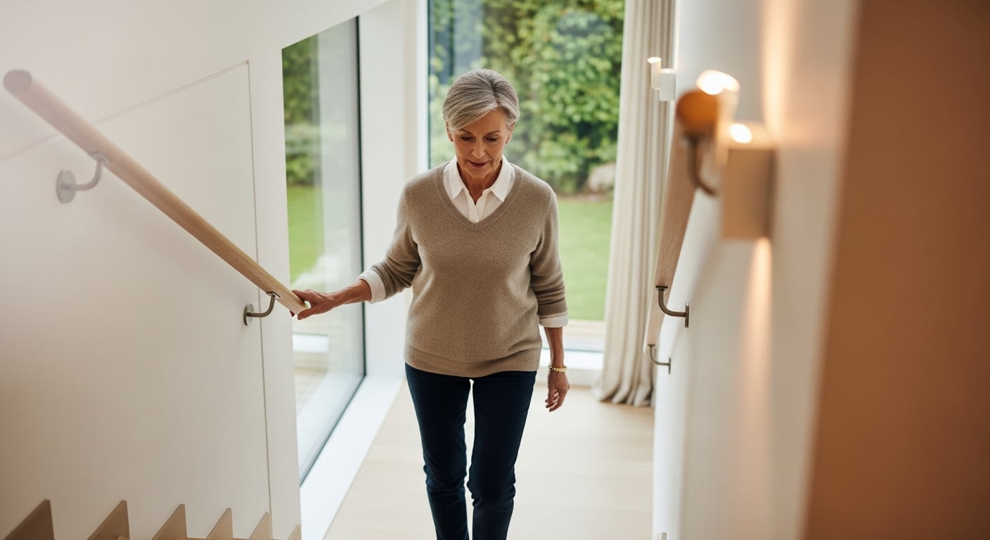 Tener glúteos fortalecidos facilita subir escaleras y ayuda a controlar dolores de espalda en personas mayores (Imagen Ilustrativa Infobae)