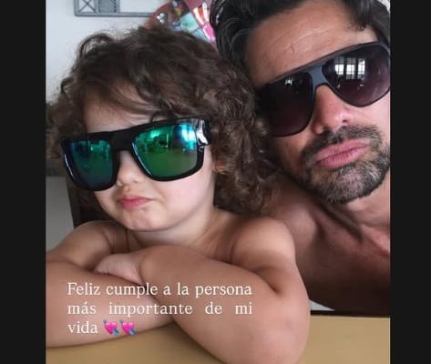 El tierno mensaje que recibió Luciano Castro de su hija por su cumpleaños: “Mi vida”